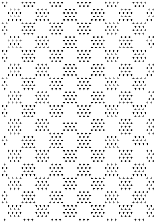 Stepped Checker punch design